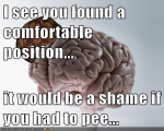 brain pee