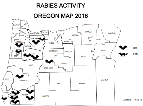 oregon rabies map